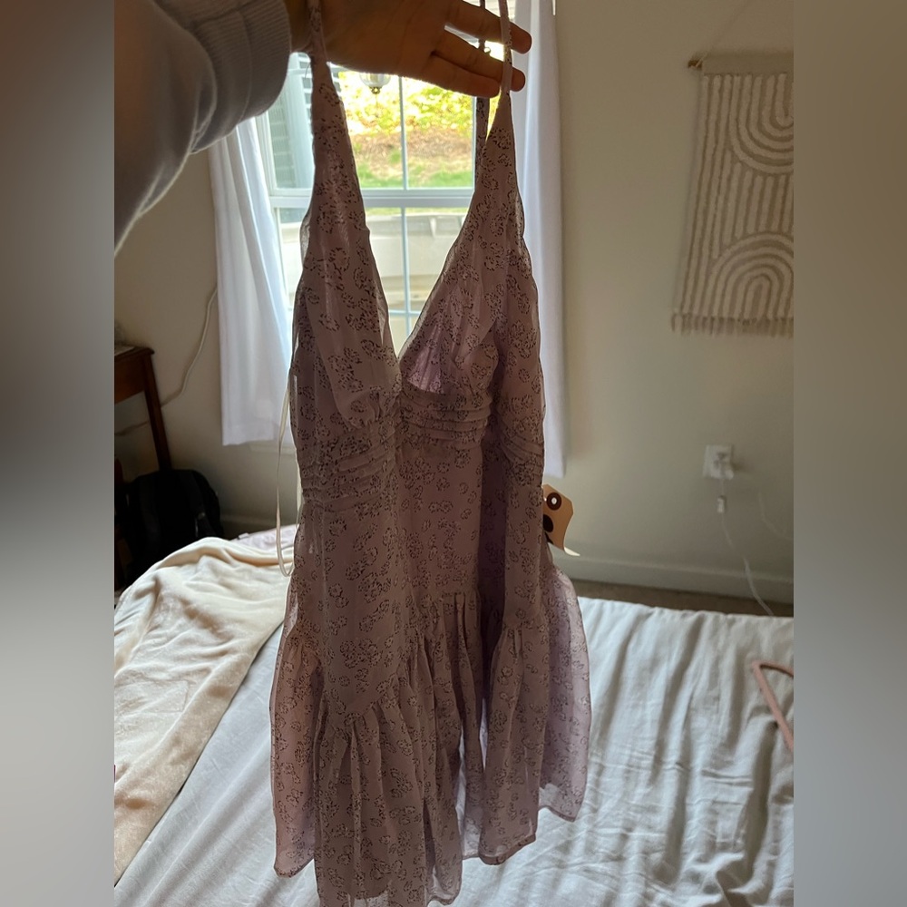 Lilac Mini Summer Dress
